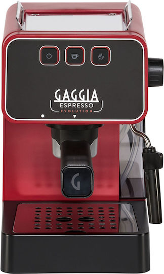 Gaggia Evolution Μηχανή Espresso 1900W Πίεσης 15bar Κόκκινη - Image 4