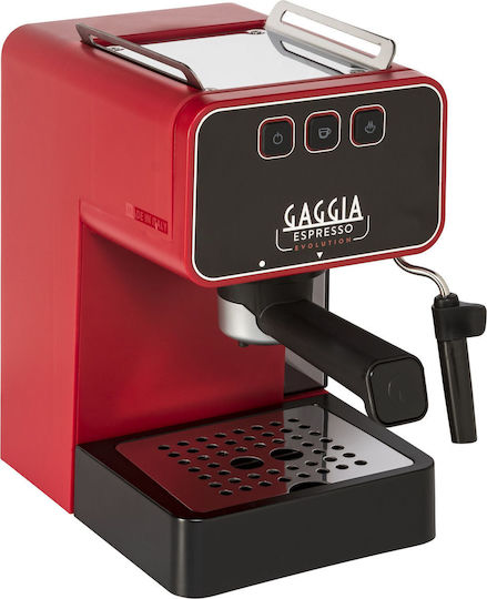 Gaggia Evolution Μηχανή Espresso 1900W Πίεσης 15bar Κόκκινη - Image 3