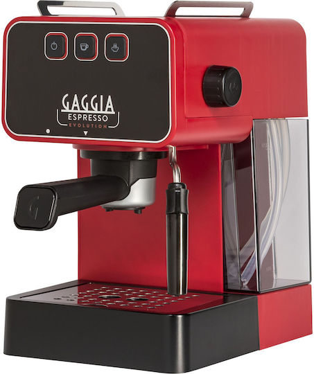 Gaggia Evolution Μηχανή Espresso 1900W Πίεσης 15bar Κόκκινη - Image 2