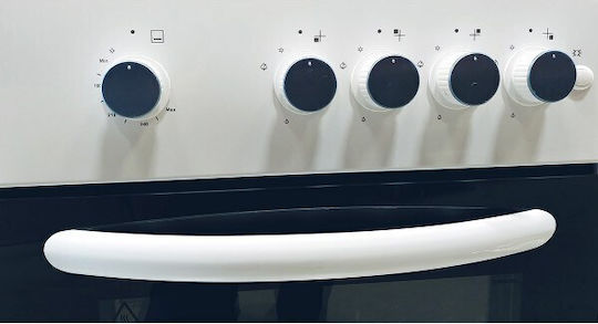 MPM MPM-54-KGF-21 Κουζίνα 54lt με Εστίες Υγραερίου Π56εκ. Λευκή - Image 2