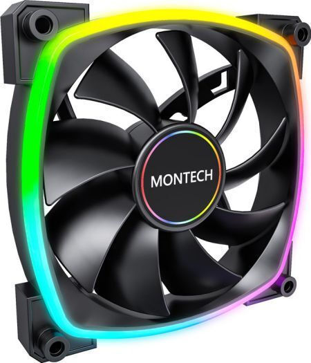 Montech AX140 Case Fan με ARGB Φωτισμό και Σύνδεση 4-Pin PWM