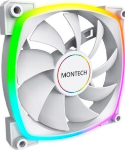 Montech AX140 Case Fan με ARGB Φωτισμό και Σύνδεση 4-Pin PWM Λευκό