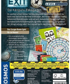 Alternative view of Επιτραπέζιο Παιχνίδι EXIT The Kangaroo Escapades για 1-4 Παίκτες 12+ Ετών 695071 (GER) Kosmos