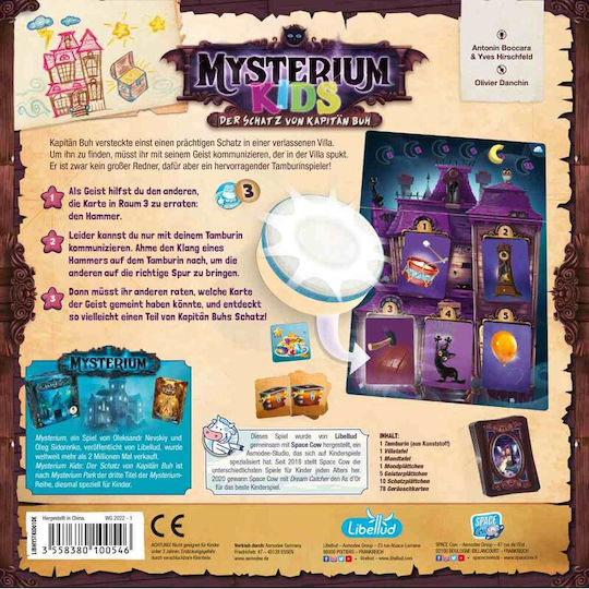 Επιτραπέζιο Παιχνίδι Mysterium Kids : Captain Echo’s Treasure για 2-6 Παίκτες 6+ Ετών LIBD0018 (GER) Asmodee - Image 2
