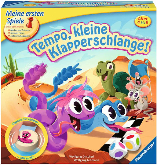 Επιτραπέζιο Παιχνίδι Tempo, Little Rattlesnake Race για 4-8 Παίκτες 4+ Ετών 20950 (GER) Ravensburger
