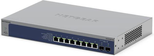 NetGear XS508TM Managed L2 Switch με 8 Θύρες Ethernet και 2 SFP Θύρες - Image 3