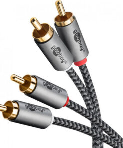 Goobay Cable 2x RCA male - 2x RCA male 5m 65295