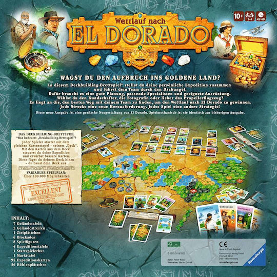 Επιτραπέζιο Παιχνίδι Wettlauf Nach El Dorado για 2-4 Παίκτες 10+ Ετών 27457 (GER) Ravensburger - Image 2