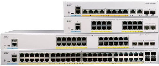 Cisco Catalyst C1300-48FP-4X Managed L2 PoE+ Switch με 48 Θύρες Gigabit (1Gbps) Ethernet και 4 SFP Θύρες - Image 2
