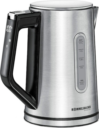 Rommelsbacher WK 3000 Βραστήρας 1.7lt 3000W Ασημί - Image 2