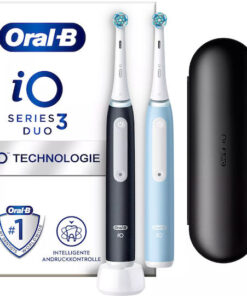 Oral-B Io Series Ηλεκτρική Οδοντόβουρτσα με Αισθητήρα Πίεσης και Θήκη Ταξιδίου Μαύρη