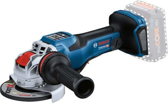 Bosch GWX 18V-15 PSC Professional Τροχός 125mm Μπαταρίας Brushless με Ρύθμιση Στροφών 18V Solo