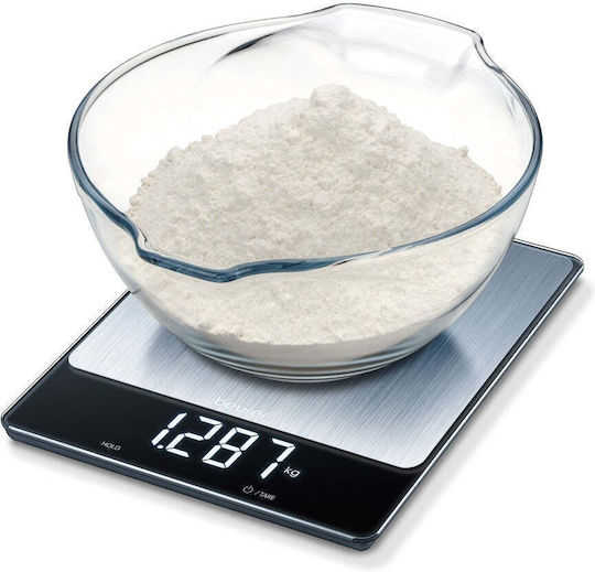 Beurer Ks 34 Xl Ψηφιακή Ζυγαριά Κουζίνας 1gr/15kg Γκρι - Image 4
