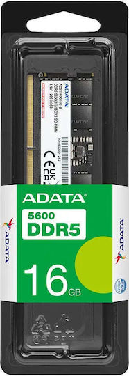 Adata DDR5 με Module 1x16GB και Ταχύτητα 5600 για Laptop AD5S560016G-S - Image 2