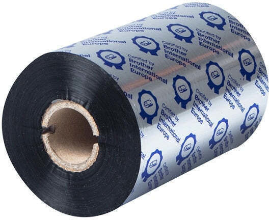 Consumables, Brother Bws-1d450-110 Standard Wax Thermal Transfer Black Ink Ribbon, 110mm X 450m (multi 8) - Image 3