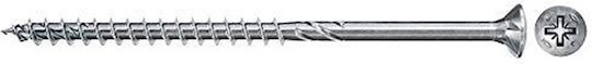 Fischer 670408 Fpf Power-fast Ii 5 X 100mm Chipboard Wood Screws, Countersunk Head With Phillips, Partial Thread, Galvanised Blue Passivated, Pack Of 200 - Image 5