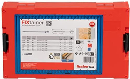 fischer Βίδα Torx Γαλβανιζέ 525τμχ σε Κασετίνα Fixtainer Powerfast Ii 562272 - Image 4