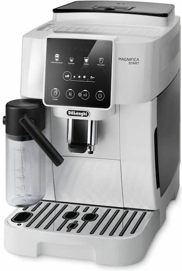 De'Longhi Magnifica Start Αυτόματη Μηχανή Espresso 1450W Πίεσης 15bar για Cappuccino με Μύλο Άλεσης Λευκή - Image 3