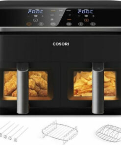 Alternative view of Cosori Dual Basket 8.5 Chef Edition Air Fryer με Διπλό Αποσπώμενο Κάδο 8.5lt Μαύρο