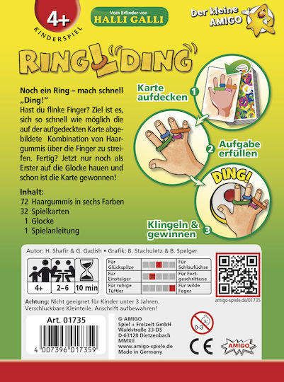 Επιτραπέζιο Παιχνίδι RinglDing για 2-6 Παίκτες 4+ Ετών 01735 (GER) Amigo - Image 2