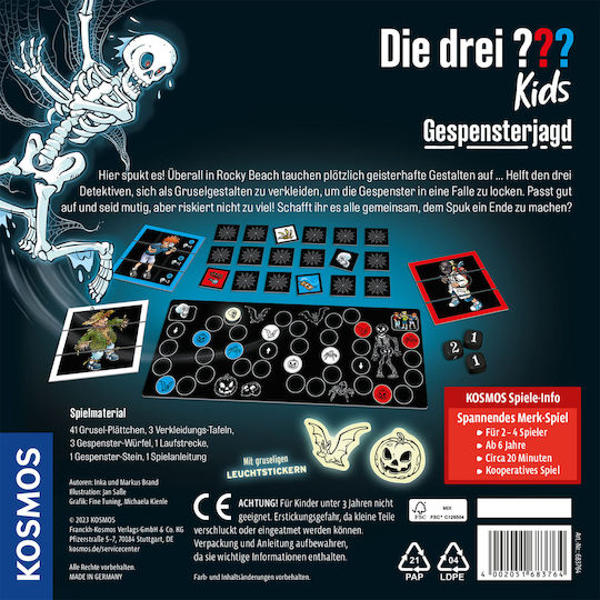 Επιτραπέζιο Παιχνίδι The Three??? Kids: Ghost Hunting για 2-4 Παίκτες 6+ Ετών 683764 (GER) Kosmos - Image 2