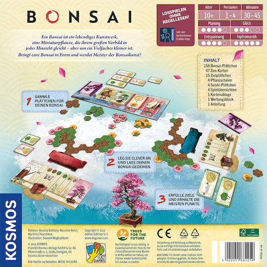 Επιτραπέζιο Παιχνίδι Bonsai για 1-4 Παίκτες 10+ Ετών 684259 (EN) Kosmos - Image 2