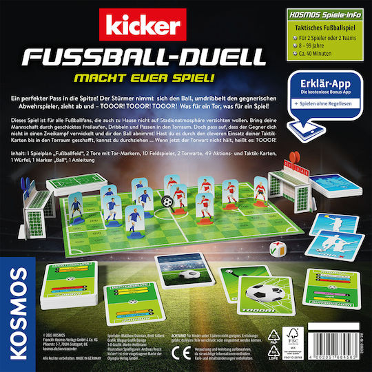 Επιτραπέζιο Παιχνίδι Foosball Duel για 2-4 Παίκτες 8+ Ετών 684563 (GER) Kosmos - Image 2