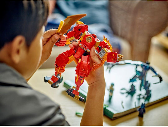 LEGO Ninjago Kai's Elemental Fire Mech για 7+ Ετών 322τμχ 71808 - Image 6