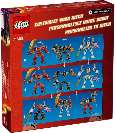 LEGO Ninjago Kai's Elemental Fire Mech για 7+ Ετών 322τμχ 71808 - Image 3