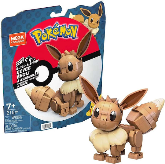 Mega Bloks Τουβλάκια Pokémon Build & Show Eevee για 7+ Ετών 215τμχ HDL84 - Image 2