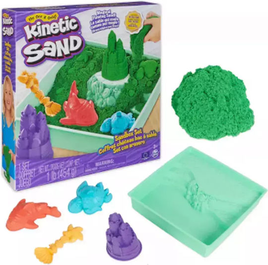 Spin Master Παιχνίδι Κατασκευών με Άμμο Sandbox Set Πράσινο για Παιδιά 3+ Ετών