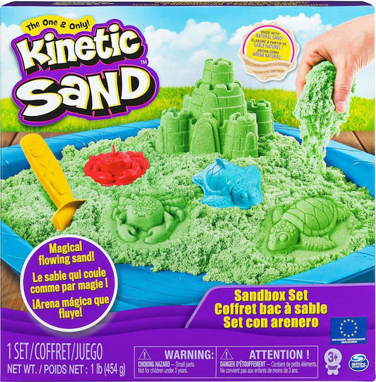 Spin Master Παιχνίδι Κατασκευών με Άμμο Sandbox Set Πράσινο για Παιδιά 3+ Ετών - Image 5