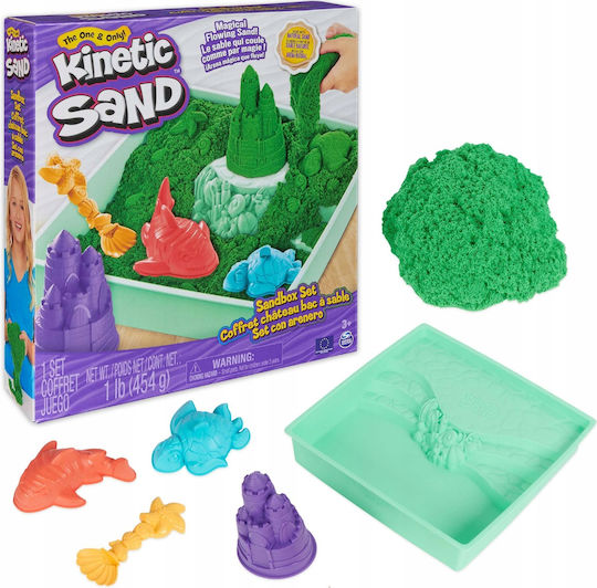 Spin Master Παιχνίδι Κατασκευών με Άμμο Sandbox Set Πράσινο για Παιδιά 3+ Ετών - Image 3
