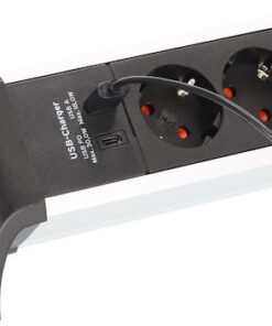 Alternative view of Brennenstuhl Πολύπριζο 4 Θέσεων με USB-A και Καλώδιο 1.8m 1391040420
