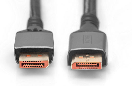 Digitus Cable DisplayPort male - DisplayPort male Μαύρο (DB340111010S) - Image 2