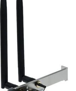 Κάρτα Δικτύου Inter-tech Wi-fi 6 Pcie Adapter Ep-134 Antenne Bluetooth 5.2