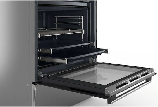 Bosch HKS79U250 Κουζίνα 63lt με Κεραμικές Εστίες Π60εκ. Inox - Image 4