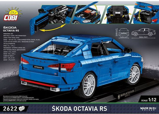 Cobi Τουβλάκια Skoda Octavia RS - Executive Edition για 10+ Ετών 2622τμχ COBI-24342 - Image 8