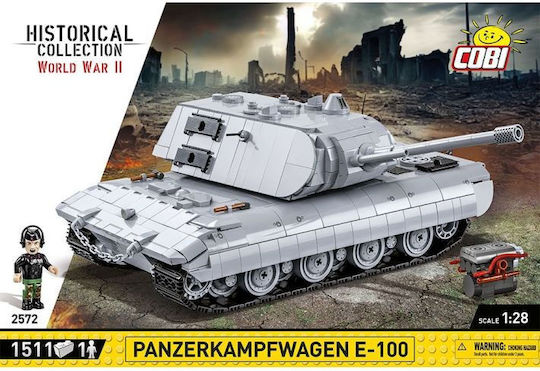 Cobi Τουβλάκια Panzerkampfwagen E-100 για 7+ Ετών 1511τμχ COBI-2572 - Image 3