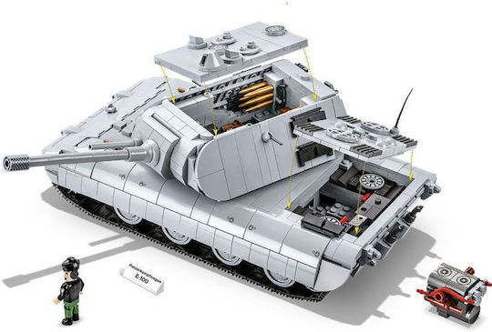 Cobi Τουβλάκια Panzerkampfwagen E-100 για 7+ Ετών 1511τμχ COBI-2572 - Image 6