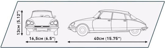 Cobi Τουβλάκια Citroen DS 21 Pallas 1968 για 7+ Ετών 2265τμχ COBI-24348 - Image 10