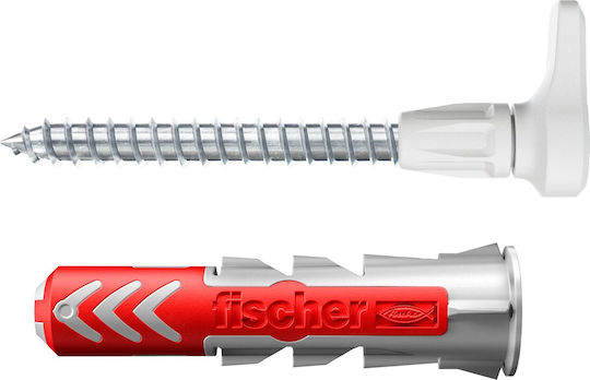 fischer Βιδωτό Άγκιστρο Ούπα Πλαστικό 6x30mm 25τμχ 564168