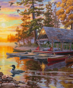 Alternative view of Παζλ Schmidt Bush Boathouse Canoes 1000τεμ