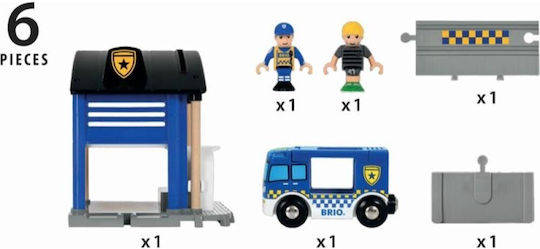 Brio Toys Πίστα Αστυνομικό Police Station για 3+ Ετών - Image 6