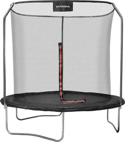 Hudora First 250V 64425 Τραμπολίνο Εξωτερικού Χώρου Διαμέτρου 250εκ. με Προστατευτικό Δίχτυ
