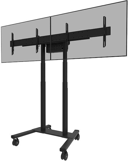 Neomounts ADM-875BL2 Βάση Τηλεόρασης Δαπέδου έως 65" και 100kg Μαύρο - Image 2