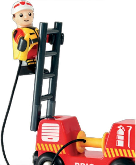 Brio World Πυροσβεστικό Όχημα Σκάλας Όχημα Παιχνίδι 33811 - Image 4