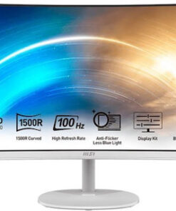 Alternative view of MSI PRO MP341CQWDE Ultrawide VA Curved Gaming Monitor 34" QHD 3440x1440 με Χρόνο Απόκρισης 4ms GTG