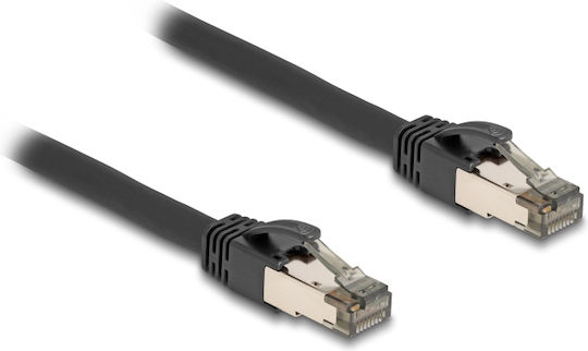 DeLock U/FTP (STP) Cat.6a Καλώδιο Δικτύου Ethernet 3m Μαύρο 1τμχ (80242)