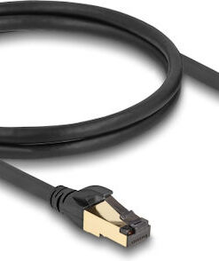 Alternative view of DeLock S/FTP Cat.7 Καλώδιο Δικτύου Ethernet 1m Μαύρο 1τμχ (80248)